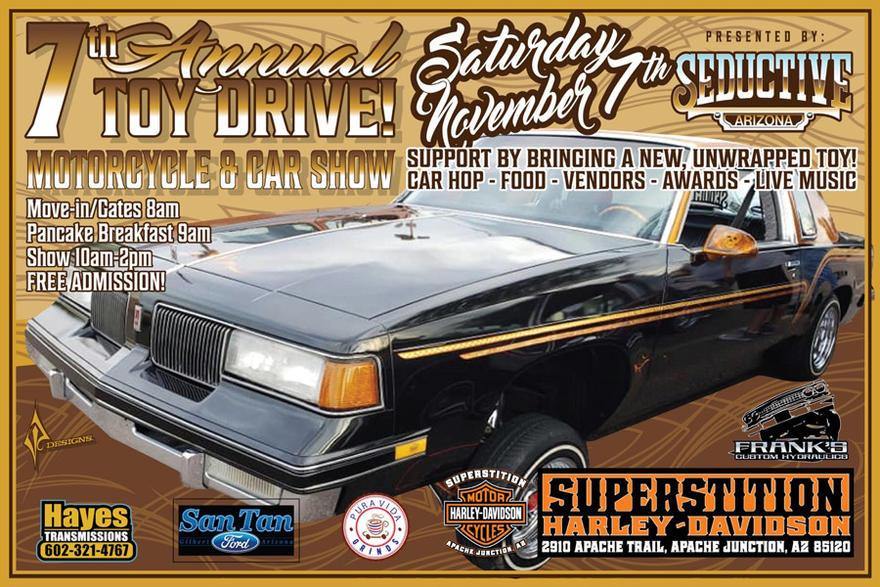 THIGHBRUSH will be a Vendor at Superstition Harley Davidson's 7th Annual Toy Drive Kick-Off Motorcycle and Car Show - THIGHBRUSH®