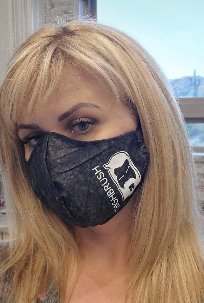 Stay Safe in a THIGHBRUSH® "Quarantine" Logo Face Mask! - THIGHBRUSH®