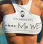 THIGHBRUSH® - Makes Me WET! - Women's Cropped Top - White