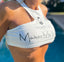 THIGHBRUSH® - Makes Me WET! - Women's Cropped Top - White