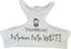 THIGHBRUSH® - Makes Me WET! - Women's Cropped Top - White