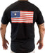 THIGHBRUSH® - STARS AND STRIPES - Men's T-Shirt - Black