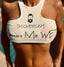 THIGHBRUSH® - Makes Me WET! - Women's Cropped Top - White
