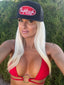 THIGHBRUSH® TRUCKING - Flat Bill Trucker Snapback Hat - Black