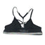 THIGHBRUSH® - Women's Criss Cross Front Bra - Black with Silver