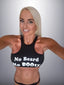 THIGHBRUSH® - No Beard No BOOty - Women's Crop Top - Black