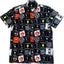 THIGHBRUSH® - STICKER BOMB - Men's Party Shirt - Black