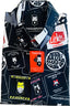 THIGHBRUSH® - STICKER BOMB - Men's Party Shirt - Black