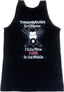 THIGHBRUSH® GRILLMASTER - I Like Mine PINK in the Middle - Men's Tank Top - Black