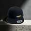 THIGHBRUSH® - DOUBLE TAKE - Flat Bill Trucker Snapback Hat - Black