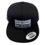 NO BEARD NO BOOTY® COLLECTION by THIGHBRUSH® - Trucker Snapback Hat - Black - Flat Bill