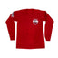 THIGHBRUSH® - 2ND ANNUAL 69 MILE "POKE-HER" RUN - Long Sleeve T-Shirt - Red