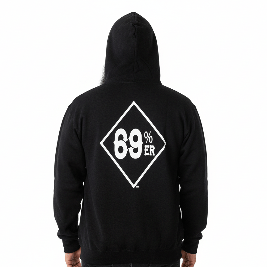 THIGHBRUSH® - 69% ER™ DIAMOND COLLECTION - Unisex Hooded Sweatshirt -