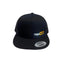 THIGHBRUSH® - DOUBLE TAKE - Flat Bill Trucker Snapback Hat - Black