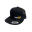 THIGHBRUSH® - DOUBLE TAKE - Flat Bill Trucker Snapback Hat - Black