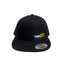 THIGHBRUSH® - DOUBLE TAKE - Flat Bill Trucker Snapback Hat - Black