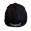THIGHBRUSH® - FlexFit Hat - Black Pinstripe with 2-Tone Face Logo