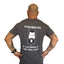 THIGHBRUSH® - IF YOU GROW IT, THEY WILL CUM! - Men's T-Shirt - Charcoal