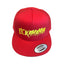 THIGHBRUSH® - LICKAMANIA - Flat Bill Trucker Snapback Hat - Red