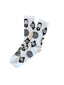 THIGHBRUSH® - LOGO BLAST - Men's Socks - White