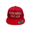 THIGHBRUSH® - MAKING FOREPLAY GREAT AGAIN - Flat Bill Trucker Snapback Hat - Red 2.0