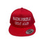 THIGHBRUSH® - MAKING FOREPLAY GREAT AGAIN - Flat Bill Trucker Snapback Hat - Red 2.0