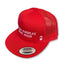 THIGHBRUSH® - MAKING FOREPLAY GREAT AGAIN - Flat Bill Trucker Snapback Hat - Red 2.0