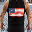 THIGHBRUSH® - STARS AND STRIPES - Men's Tank Top - Black