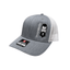 THIGHBRUSH® - Trucker Snapback Hat - Heather Grey and White