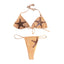 THIGHBRUSH® - Women's Star Cowgirl String Bikini - Tan
