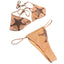 THIGHBRUSH® - Women's Star Cowgirl String Bikini - Tan