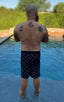 THIGHBRUSH® - X MARKS THE SPOT - Men's Board Shorts - Black