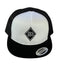 THIGHBRUSH® "69% ER DIAMOND COLLECTION" - Trucker Snapback Hat - White and Black - Flat Bill