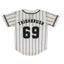 THIGHBRUSH® ATHLETICS - THIGHBRUSH 69 - MEN'S BASEBALL JERSEY - WHITE