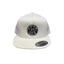 THIGHBRUSH® BEARD RIDING COMPANY - Flat Bill Trucker Snapback Hat - White with Black