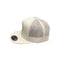 THIGHBRUSH® BEARD RIDING COMPANY - Flat Bill Trucker Snapback Hat - White with Gold