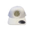 THIGHBRUSH® BEARD RIDING COMPANY - Trucker Snapback Hat - White with Gold