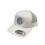 THIGHBRUSH® BEARD RIDING COMPANY - Trucker Snapback Hat - White with Silver