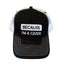 THIGHBRUSH® "BECAUSE I'M A GIVER" - Trucker Snapback Hat - Black and White