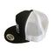 THIGHBRUSH® "HEAD LICKER IN CHARGE" - Trucker Snapback Hat - Black and White - Flat Bill