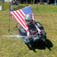 THIGHBRUSH® - STARS AND STRIPES - Water Repellent Motorcycle Cover and Sun Shade
