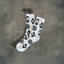 THIGHBRUSH® - LOGO BLAST - Men's Socks - White