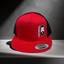 THIGHBRUSH® - Flat Bill Trucker Snapback Hat - Red and Black