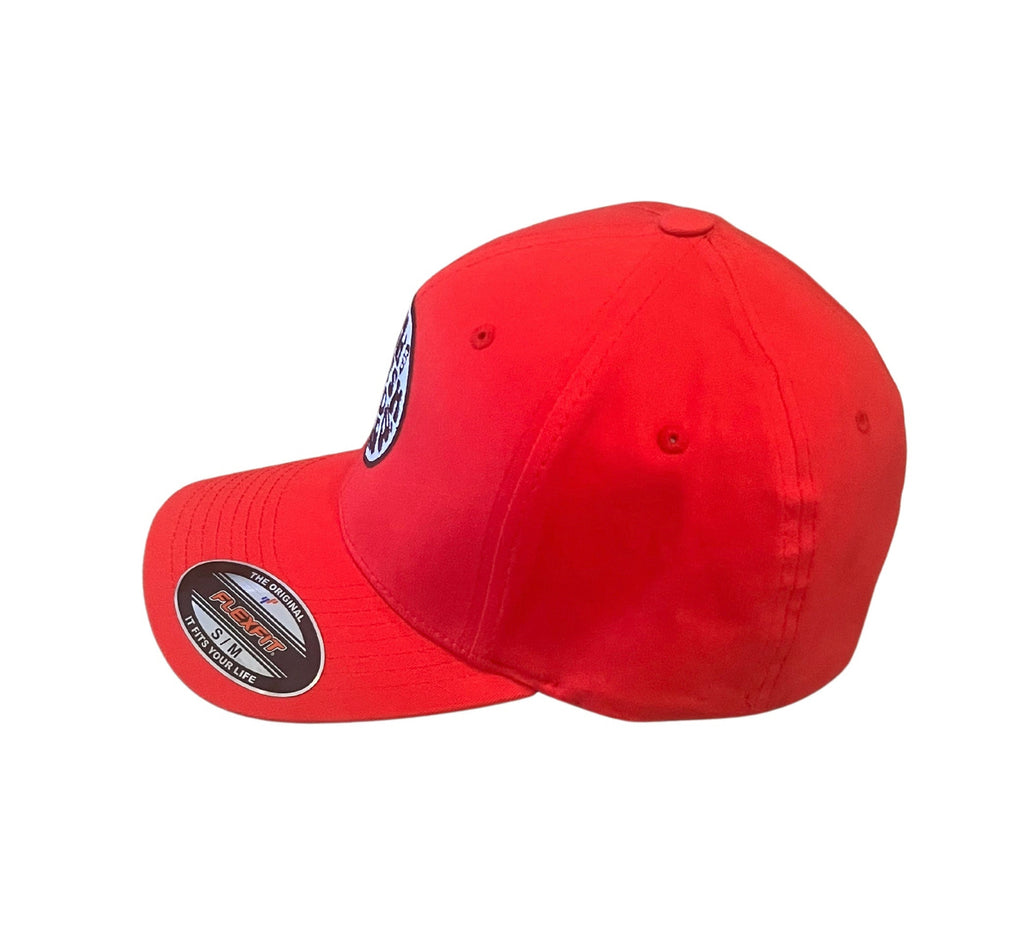 THIGHBRUSH® BEARD RIDING COMPANY - FlexFit Hat - Red