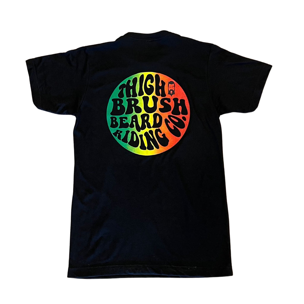 THIGHBRUSH® BEARD RIDING COMPANY - "420" Men's T-Shirt - Black