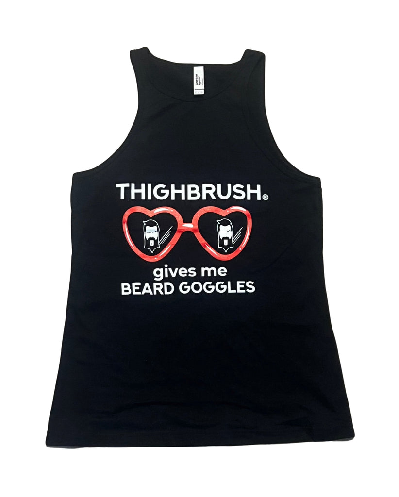 THIGHBRUSH® GIVES ME BEARD GOGGLES - Women's Sleeveless Top