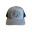 THIGHBRUSH® BEARD RIDING COMPANY - Trucker Snapback Hat - Heather Grey and Black