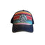 THIGHBRUSH® BEARD RIDING COMPANY - SARAPE - Trucker Snapback Hat - Multi Striped