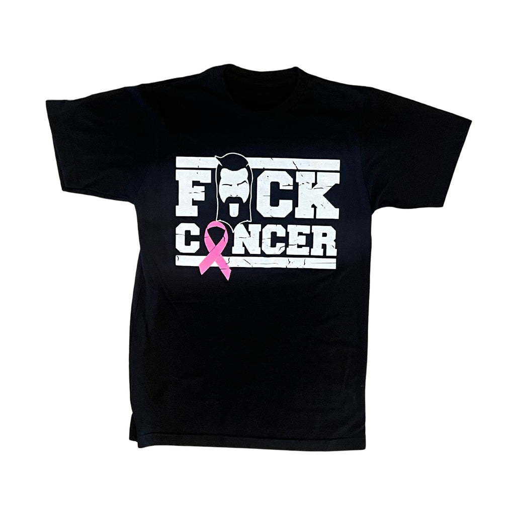 THIGHBRUSH® - F-UCK CANCER - Men's T-Shirt - Black