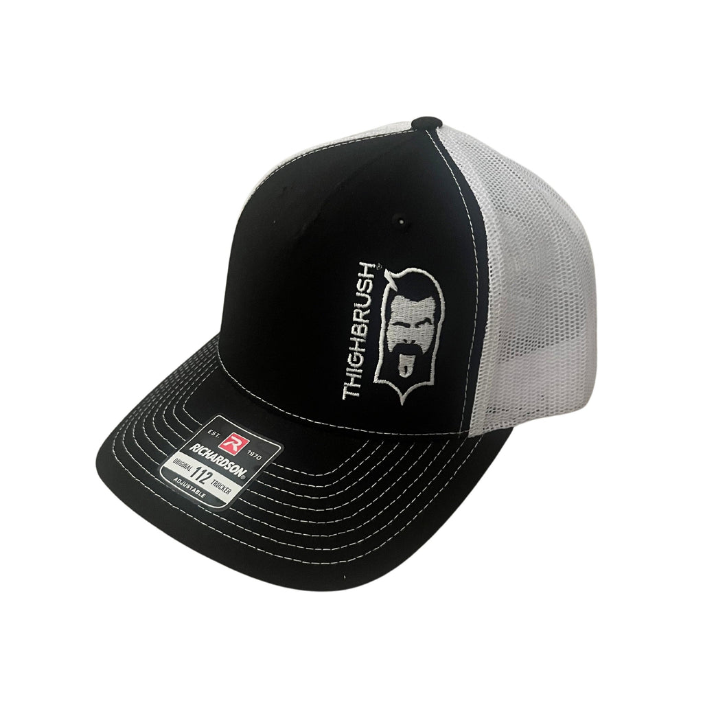 THIGHBRUSH® - Trucker Snapback Hat - Black and White